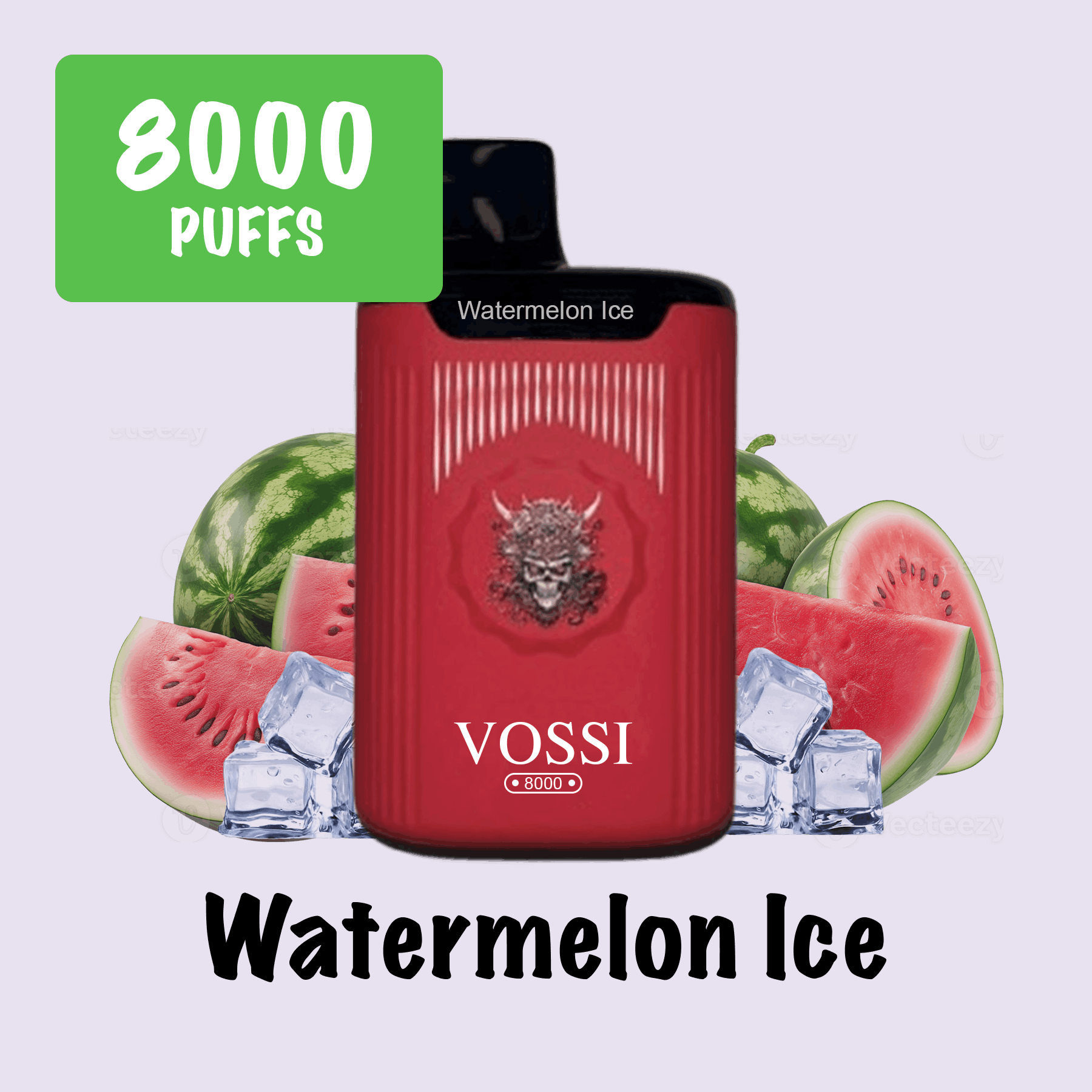 WATERMELON ICE – VOSSI – 8000 PUFFS